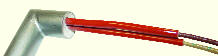 cartouches chauffantes , cartouche electrique , equerre , sortie bord a bord
