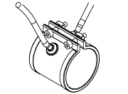 fils chaque cote + serrage equerre
