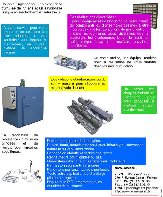 jouanin engineering - conception etude electro-thermique