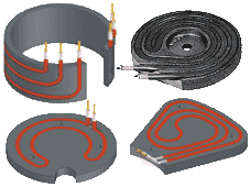 diff�rentes formes de blocs chauffants